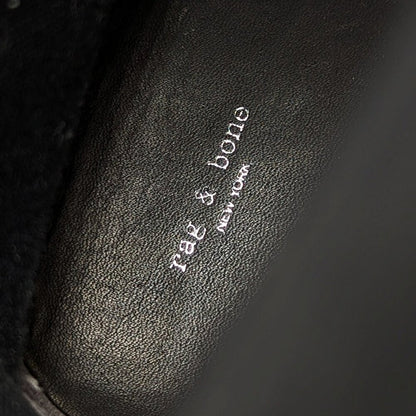 Rag & Bone Women's RB Moto Studded Pull On Boots Black Size 8.5 (MSRP $595)