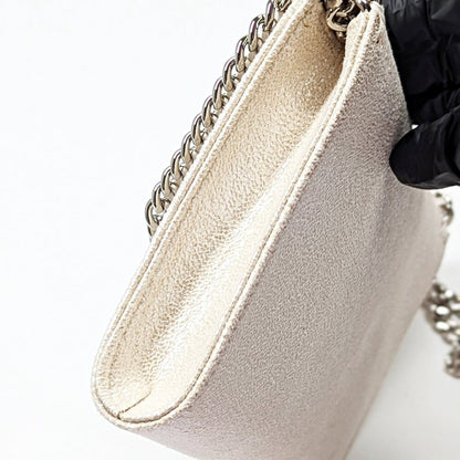 Stella McCartney Mini Falabella Eco Shiny Dotted Chamois Crossbody Bag MSRP $695
