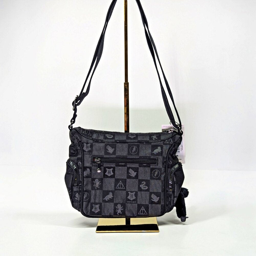 Kipling Shoulder Bag Gabbie Mini Magical Black Harry Potter Collection MSRP $129
