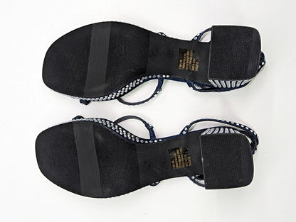 BCBGeneration Lissena-2 Women's Rhinestones Platform Sandals Size 7.5 MSRP $109