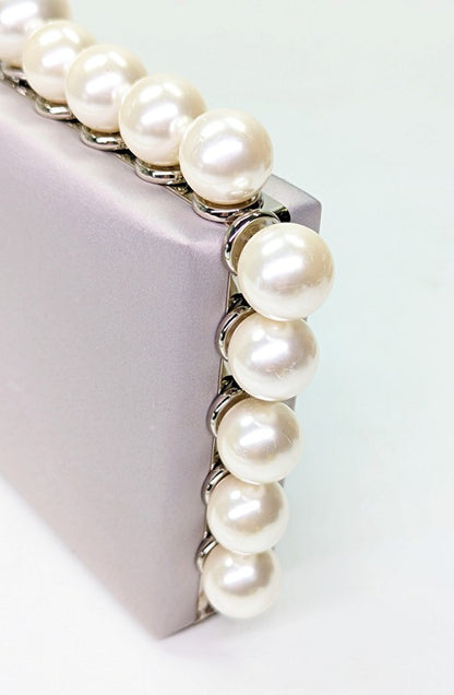 I.N.C. International Concepts East West Embellished Pearl Clutch (MSRP $80)