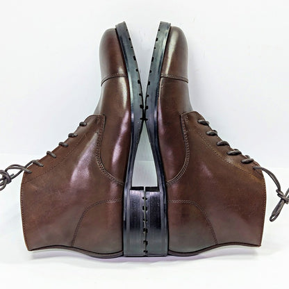 The Men's Store at Bloomingdale's Men's Lace Up Cap Toe Boots Size 10 MSRP $220