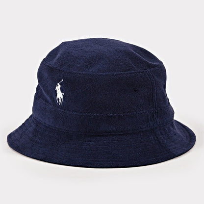 Polo Ralph Lauren Men's Loft Logo Bucket Hat Newport Navy Size S/M (MSRP $80)