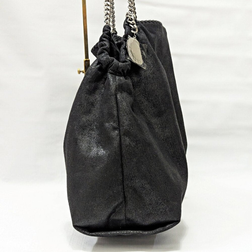 Stella McCartney Women's Shaggy Deer Falabella Tote Bag in Black (MSRP $1,450)