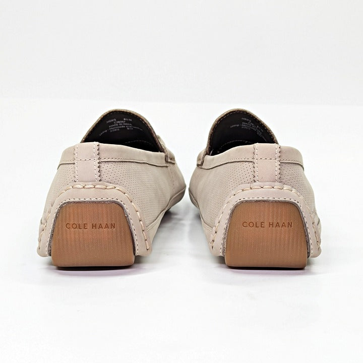 Cole Haan Men's Wyatt Sesame Nubuck Leather Bit Driver Size 8.5 (MSRP $180)