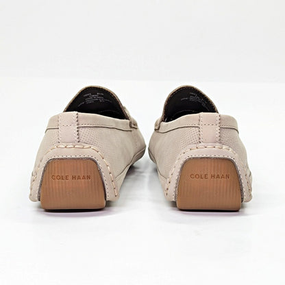 Cole Haan Men's Wyatt Sesame Nubuck Leather Bit Driver Size 8.5 (MSRP $180)