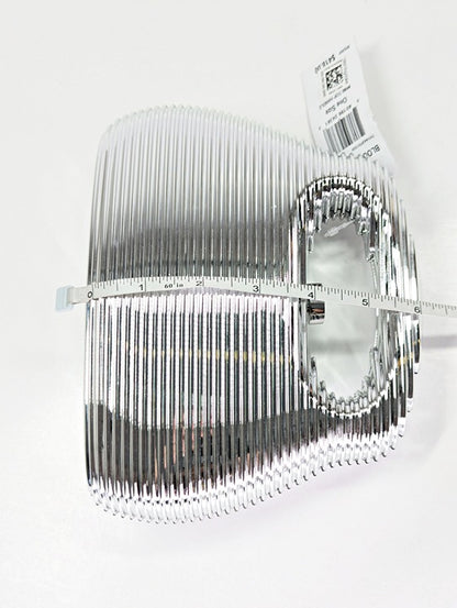 Cult Gaia Mimi Women's Shiny Chrome Top Handle Bag (MSRP $418)