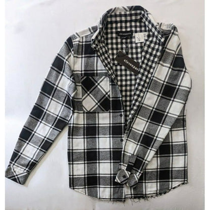 Eleven Paris Men's Flannel Colorblock Shirt Men's Size S (MSRP $145)