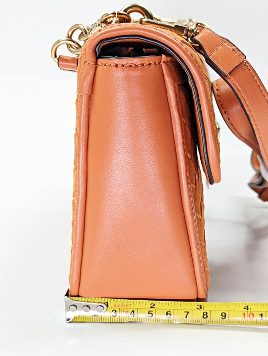 Sam Edelman Christy Top Handle Convertible Crossbody Bag Suede (MSRP $195)