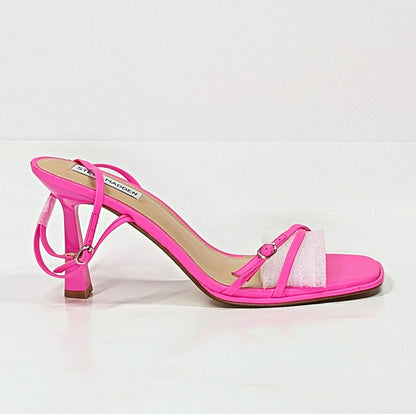 Steve Madden Women's Zarya Strappy Flared-Heel Sandals Size 9.5 (MSRP $99)
