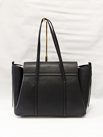 Radley London Chancery Large Black Leather Flapover Shoulder Bag (MSRP $348)