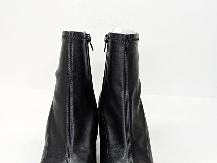 Katy Perry Women's The Hollow Wedge Black Booties Size 10 (MSRP $149)