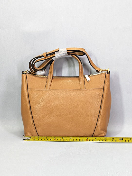 Radley London Kendal Terrace Medium Zip Top Grab Bag Medium Beige (MSRP $328)