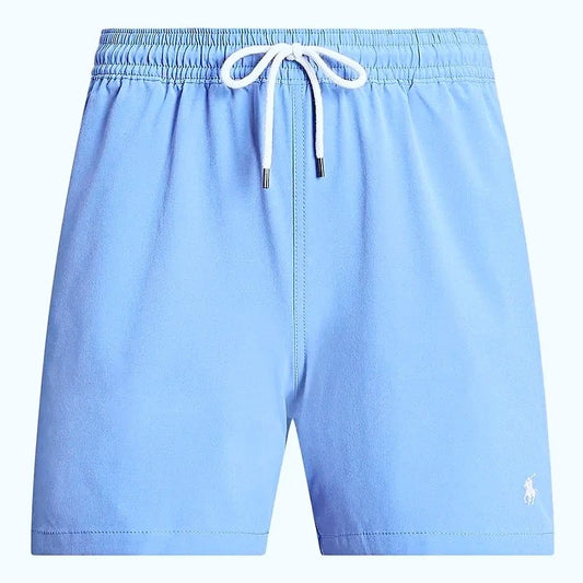 Polo Ralph Lauren Men's Traveler Swim Trunks New England Blue Size M (MSRP $85)