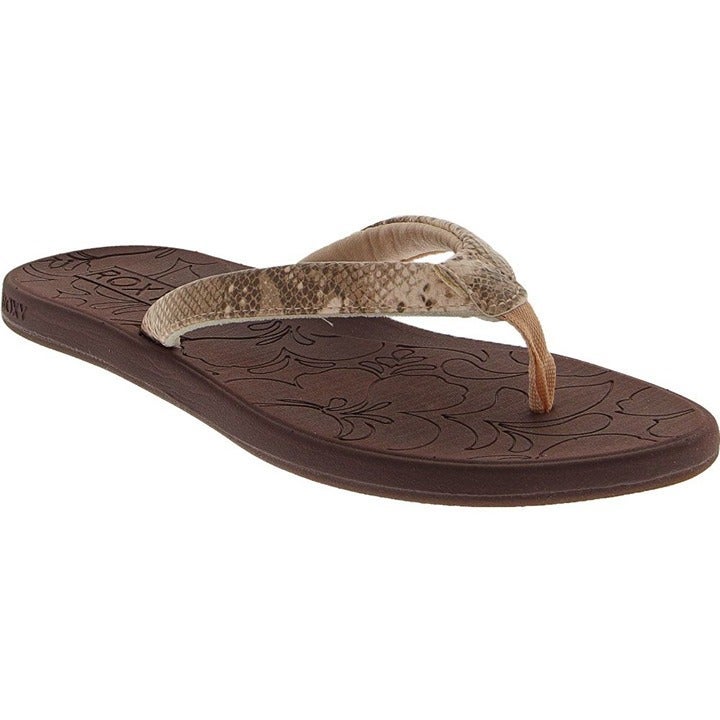 Roxy Women's Vickie Sandals Brown Tan Size 11 (MSRP $34)