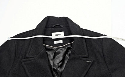 DKNY Petite Notched-Collar Double-Breasted Wrap Coat Size XL 16-18 (MSRP $350)