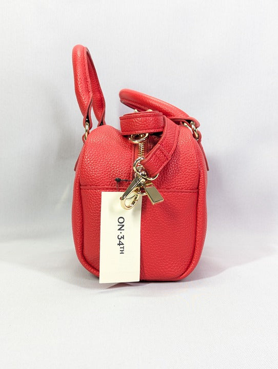On 34th Broocke Small Pebble Crossbody Bag in Fiery Red (MSRP $80)