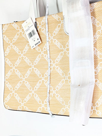 Michael Kors Gigi Logo Large Grab Tote with Shoulder Strap (MSRP $358)