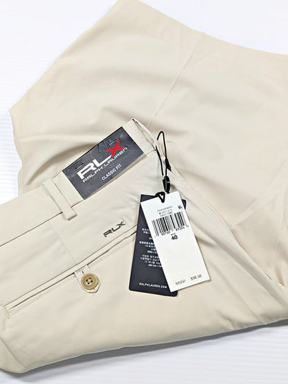 RLX Ralph Lauren Golf Men's Classic Fit Performance Shorts Basic Sand Size 40