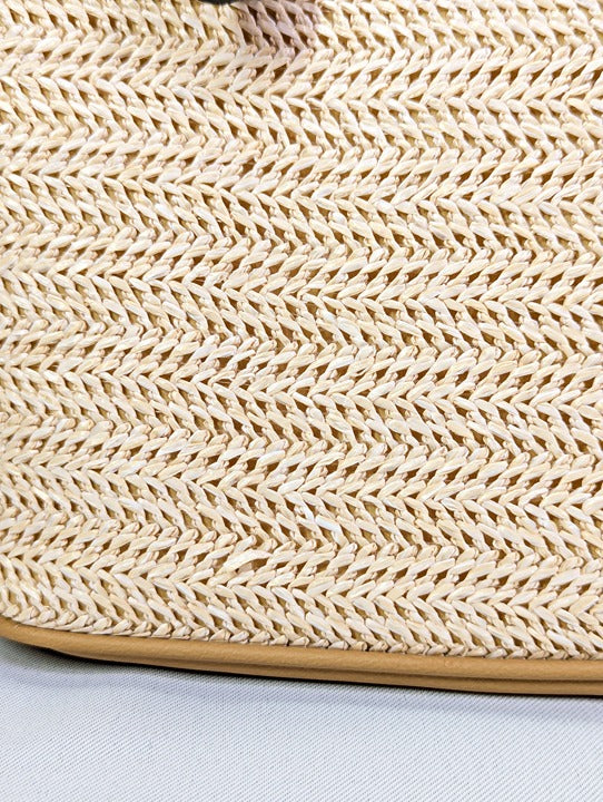 Style & Co Women's Classic Straw Tote in Natural (MSRP $100)