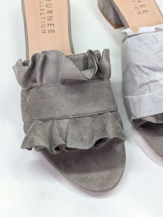 Journee Collection Women's Sabica Slip On Dress Sandals Size 7.5 (MSRP $75)
