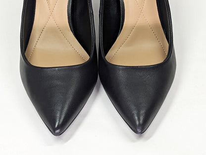 On 34th Women's Jeules Black Leather Pointed-Toe Pumps Size 7.5 (MSRP $70)
