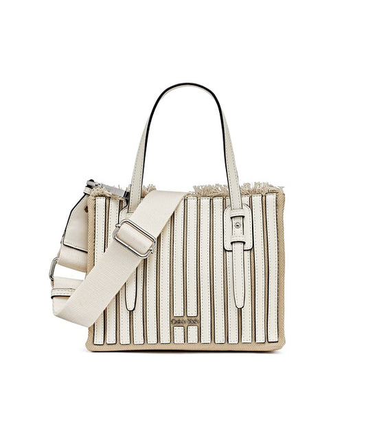 Calvin Klein Modern Essentials Pieced Canvas Mini Tote (MSRP $148)