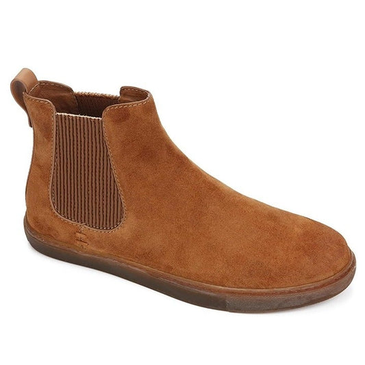 Gentle Souls Men's Nyle Slip On Chelsea Boot Brown Suede Size 8 (MSRP $325)