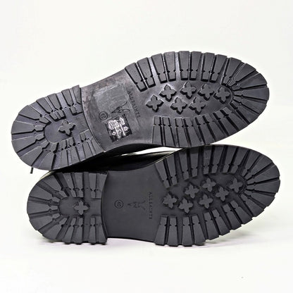 AllSaints Tobias Men's Lace-Up Washed Leather Boots Dark Brown Size 7 MSRP $358