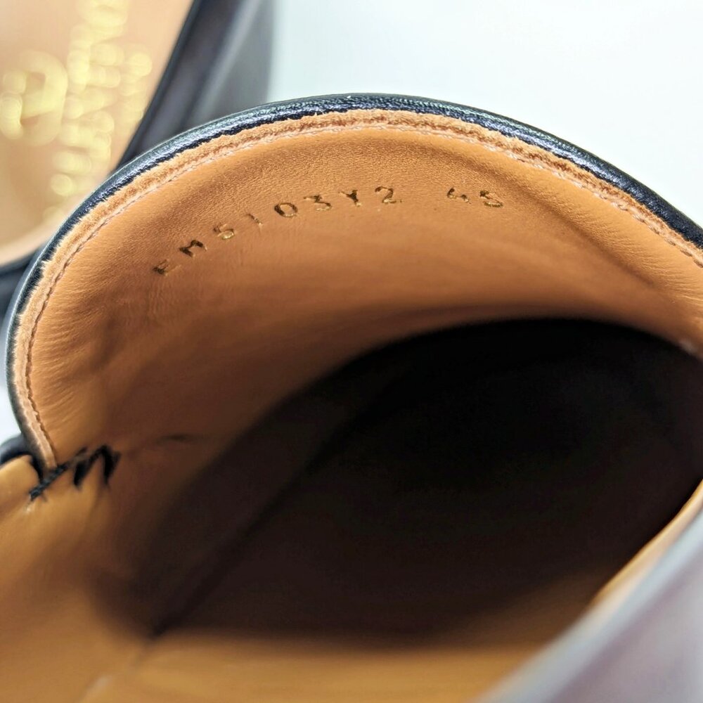Valentino Garavani Men's Vlogo Signature Penny Loafer Black Size 45 (MSRP $980)
