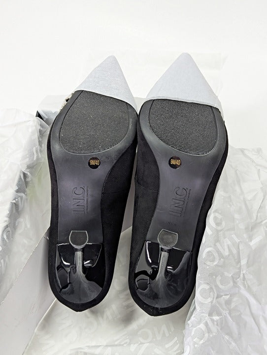 I.N.C. International Concepts Women's Saija Black Pumps Size 9 (MSRP $120)