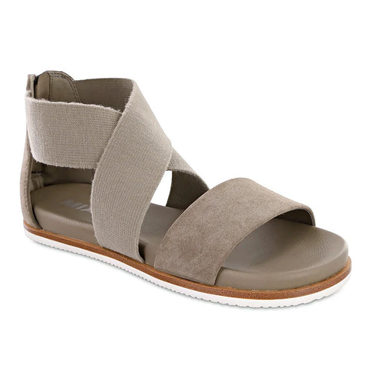 MIA Women's Valuna Flat Strappy Sandals Taupe Size 10 (MSRP $49)