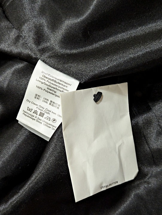DKNY Plus Size Notched-Collar Double-Breasted Wrap Coat Size 3X (MSRP $350)