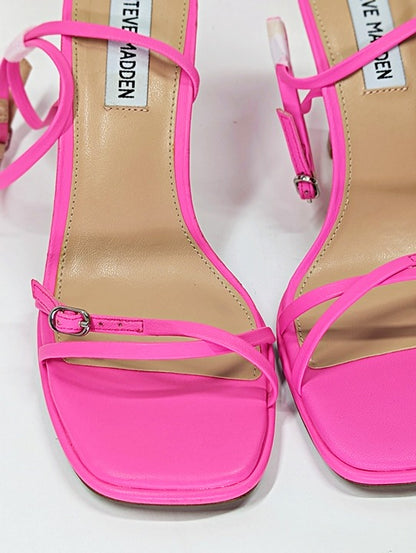 Steve Madden Women's Zarya Strappy Flared-Heel Sandals Size 6.5 (MSRP $99)