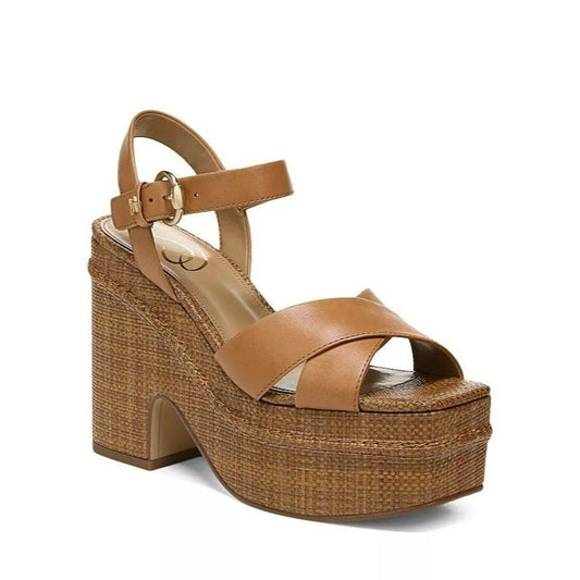 Sam Edelman Trianna Strappy Espadrille Platform Sandals Size 10 (MSRP $150)