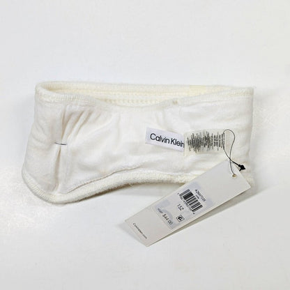 Calvin Klein Women's Cream Headband Chain Knit Pattern O/S (MSRP $44)