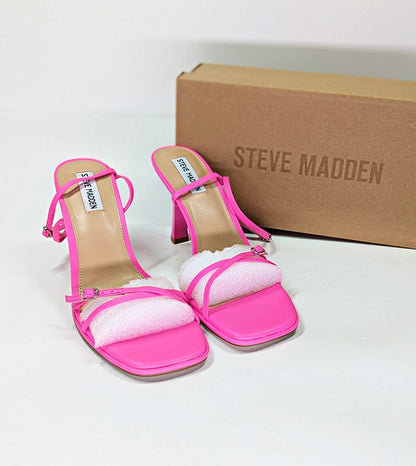 Steve Madden Women's Zarya Strappy Flared-Heel Sandals Size 9.5 (MSRP $99)