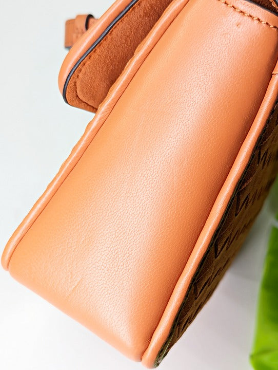 Sam Edelman Christy Top Handle Convertible Crossbody Bag Suede (MSRP $195)