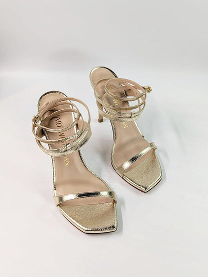 Stuart Weitzman Women's Ellsie 100 Ankle Strap High Heel Sandal Size 7 MSRP $425