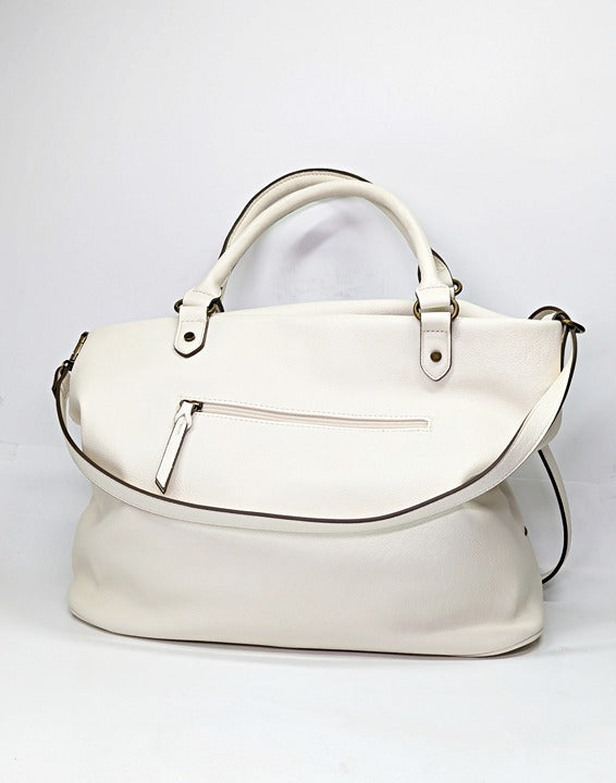Style & Co Women's Hudsonn Tote Alabaster O/S (MSRP $80)