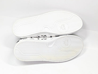 MCM Men's Terrain Derby Visetos Logo White Leather Sneaker Size 41 (MSRP $450)