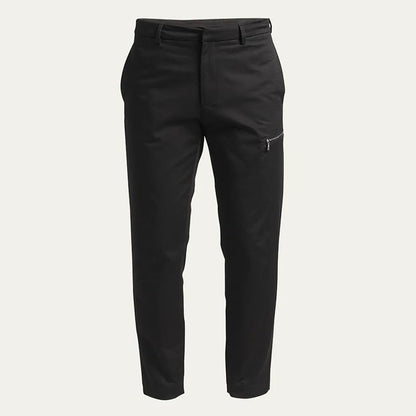 Moncler Men's Black Cotton Twill Trousers Zip Pocket Size M US / 48 IT MSRP $880