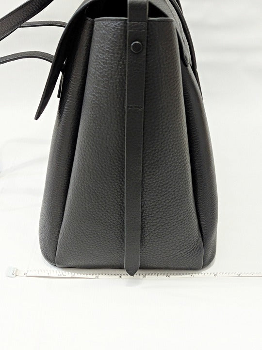 Radley London Chancery Large Black Leather Flapover Shoulder Bag (MSRP $348)