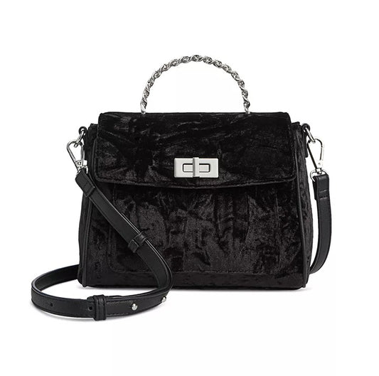 I.N.C. International Concepts Emiliee Velvet Mini Top Handle Handbag (MSRP $90)