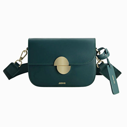 Jason Wu Orbit Women's Leather Crossbody Bag in Jungle Green (MSRP $295)