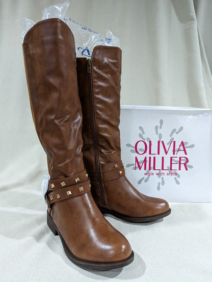 OLIVIA MILLER Valentina Women's Riding Boot Size 7 (MSRP $170)