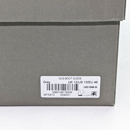 Allsaints Men's Gus Pull On Chelsea Boots Grey Suede Size 13 (MSRP $349)