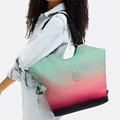 Kipling Wicked New Cicely Gradient Magic Medium Tote Bag (MSRP $159)