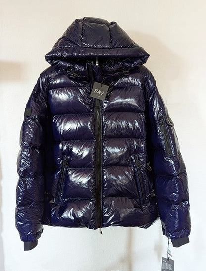 SAM. Parker Men's Down Puffer Jacket Night Blue Size XXL (MSRP $650)