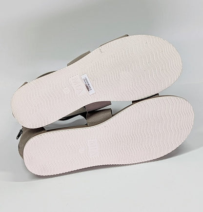 MIA Women's Valuna Flat Strappy Sandals Taupe Size 8.5 (MSRP $49)